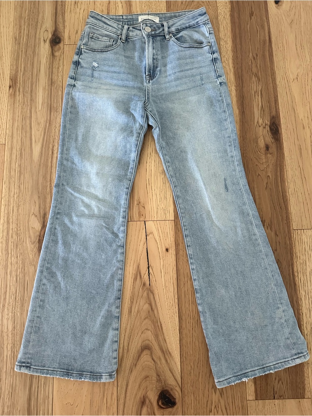 Light Blue Flare Jeans — Women